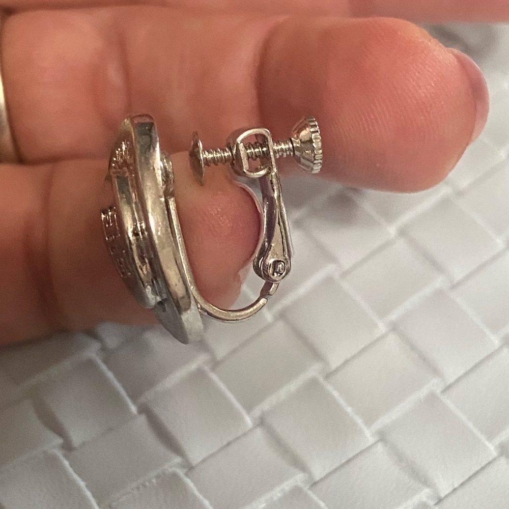 Authentic Givenchy Vintage Silver Adjustable Clip… - image 5